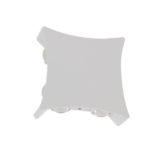 Elewacyjna lampa ogrodowa Pensa LED 1W zewnętrzna biała