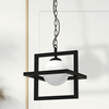 Wisząca lampa loftowa Diego MLP8568 ball biała czarna