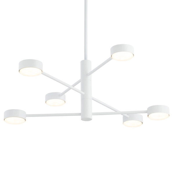 Loftowa LAMPA sufitowa ORBIT 7942 Nowodvorski regulowane pręty sticks molekuły do sypialni białe