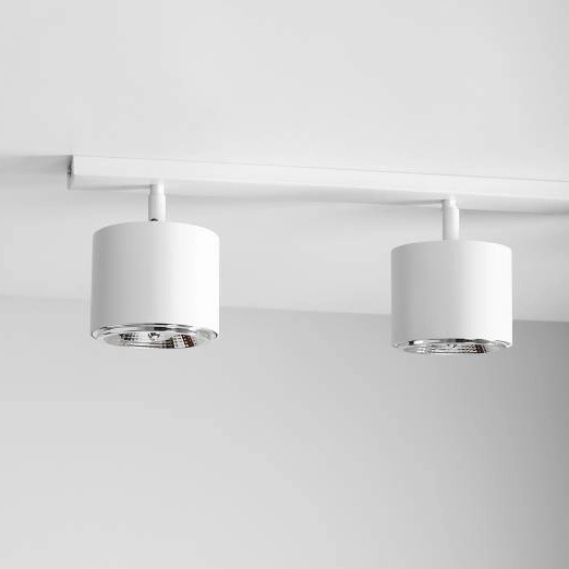 Plafon nowoczesny BOT 1046PL_L Aldex tuby regulowane do jadalni białe