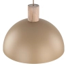 Wisząca nad stół lampa Oslo Sabia 11010 okrągły abażur beżowy