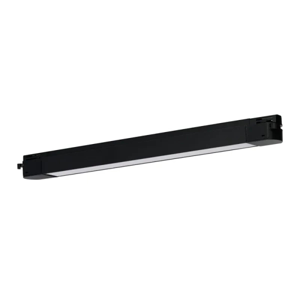 Czarna lampa szynowa PLAIN AZ6865 1xLED 12W 3000K 1-fazowa belka