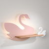 Dziecięca lampa ścienna SWAN 21-75598 LED 5W 4000K łabędzie różowe białe