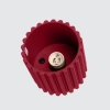 Sufitowa lampa tuba AURA SL.1819 ryflowana burgundowa GU10