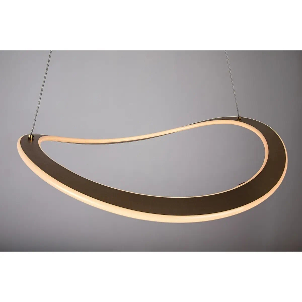 Ringowa wisząca lampa Kallira 72281 LED 40W 3000K do salonu złoty