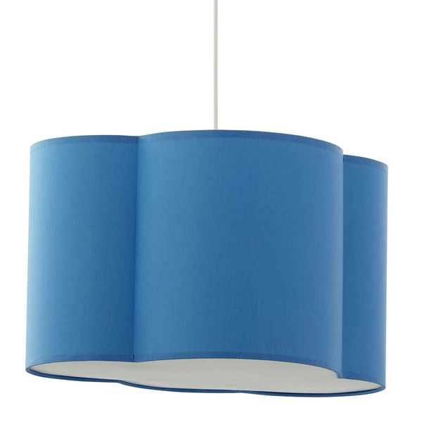 Dziecięca lampa wisząca Cloud 3362 TK Lighting chmura z tkaniny niebieska