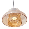 Wisząca lampa kopułowa SIGNATURE P0603 Maxlight LED 8W 3000K mosiądz przezroczysty