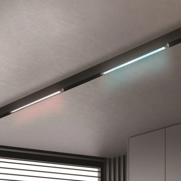 Lampa do systemu szynowego sufitowa Saga AZ5205 LED 18W 3000K 1-faz czarna