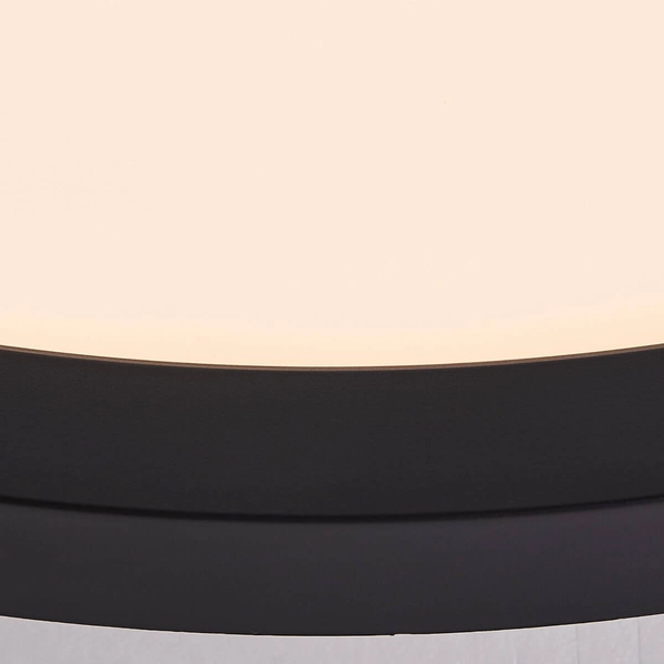 Okrągła lampa natynkowa Tuco HK19478S76 LED 16W czarny biały