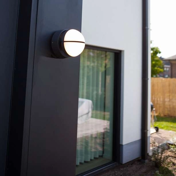 Regulowana lampa ścienna EKLIPS 5199001118 okrągła LED 13W 3000K IP54 szara