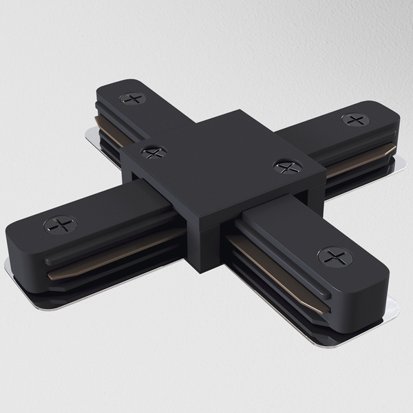Łącznik-X do 1-fazowego systemu szynowego Unity TRA001CX-11B Maytoni czarny