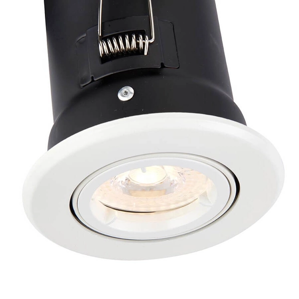 Sufitowa lampa wpuszczana Shield 61060 okrągła spot biały