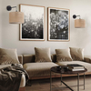 Kinkiet ekologiczny okrągły Juta 6858 TK Lighting rustykalna brązowa