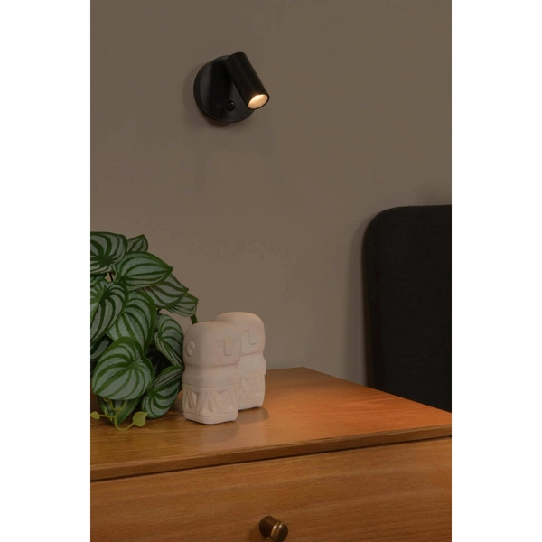 Ścienny kinkiet z włącznikiem TONI 29934/02/30 LED 2W 2700-4000K czarna