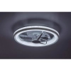 Sufitowy wiatrak Fanricius srebrny biały 71335 LED 40W 3000-6000K CCT na pilot