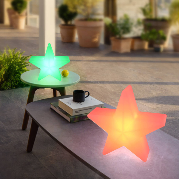 Stojąca lampa ogrodowa Star ES-CR041 Step LED 5W RGBW IP65 gwiazda biała