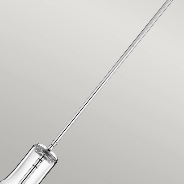 Salonowa lampa wisząca Everly KL-EVERLY-P-S-CH szklana chrom przezroczysty