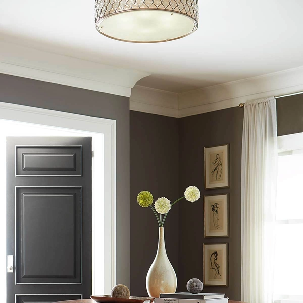 Sufitowa lampa z kryształkami Lucia FE-LUCIA-6SF-L srebrna