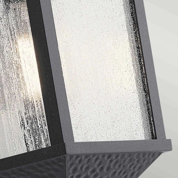 Latarenka ogrodowa ścienna KL-SPRINGFIELD-S Kichler klasyczna czarna