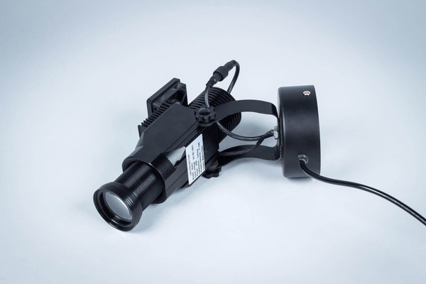 Obrotowy rzutnik logo LOG30NO reklamowy LED 30W czarny