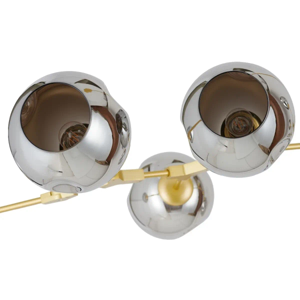Lampa wisząca Modern Orchid ST-1232-9 gold smoky Step złota szara