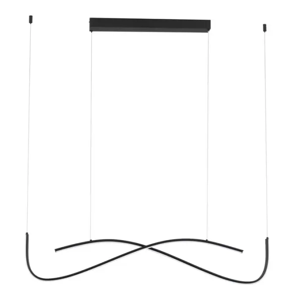 Wisząca lampa ze zmienną barwą CIRVELA LE45486 LED 27W 2700-4000K czarna