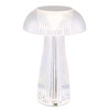 Stołowa lampa grzybek Gixi 28072 LED 1,5W CCT do salonu przezroczysty
