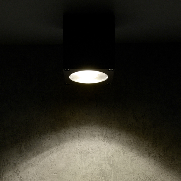 Oprawa ogrodowa kinkiet Morris 323255 Polux downlight na elewację czarny