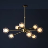 Zwisowa lampa molekuły L&-196690 Light& szklane kule sticks mosiądz OUTLET