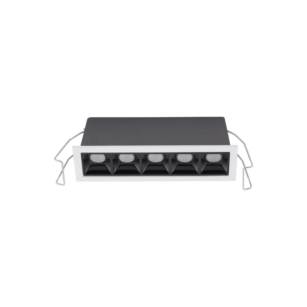 Lampa sufitowa wpustowa BETARRO LE65128 LED 10W 3000K biała czarna