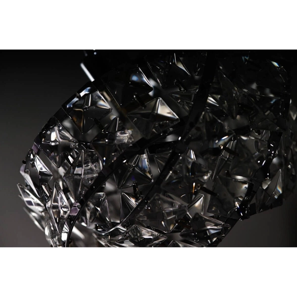 Zwisająca lampa Bari AZ2104 Azzardo kryształy zwis crystals srebrna