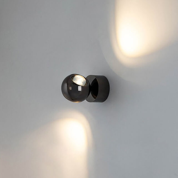 Regulowana lampa ścienna Eos MSE1501100309 Moosee ściemnialna LED 3000K 8W czarny