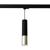 Wisząca lampa trzyfazowa LOOPEZ MYL.00014 tuba z żarówką czarny złoty