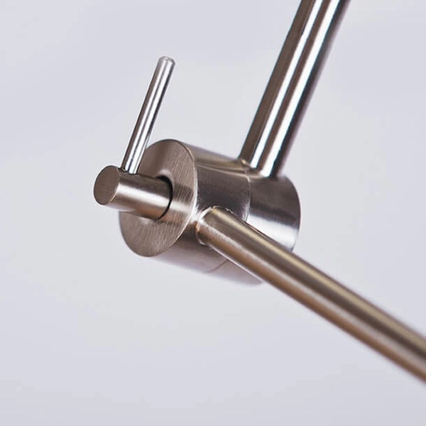 Klasyczny kinkiet ścienny zestaw Adam AZ1843+AZ2600 regulacja satyna czarny