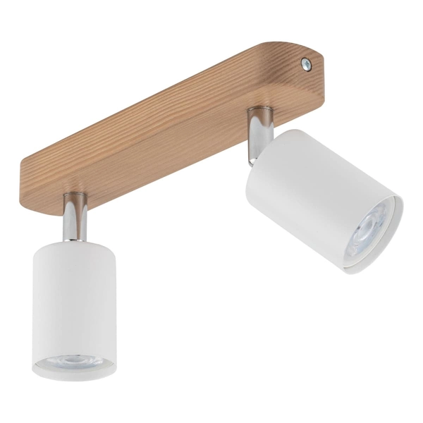 Drewniana lampa sufitowa Top Wood 3295 TK Lighting reflektorowa biała