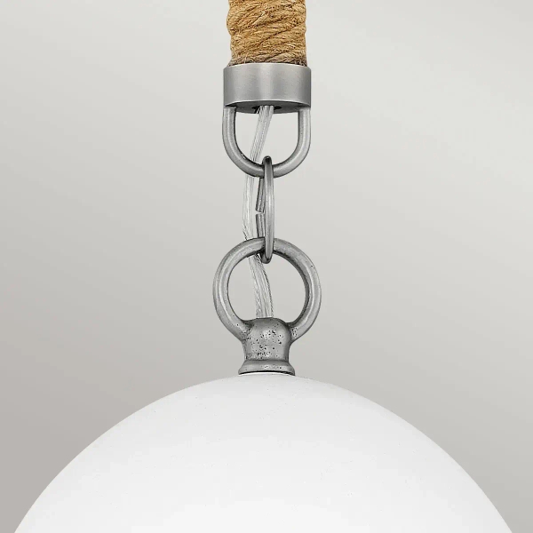 Kuchenna lampa wisząca Nash HK-NASH-P-AN marynistyczna nikiel biały