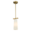 Lampa wisząca 1-punktowa Bow P01138BR Cosmolight mosiądz