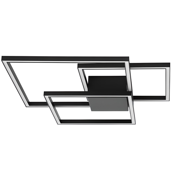 Sypialniana lampa sufitowa Pico LED 42W 3000K nad łóżko czarna