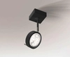 Sufitowa lampa FUSSA 7307 Shilo metalowy spot regulowany czarny