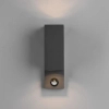 Antracytowa lampa ROYA 214269242 z czujnikiem ruchu IP44 ścienna