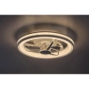 Sufitowy wiatrak Fanricius srebrny biały 71335 LED 40W 3000-6000K CCT na pilot
