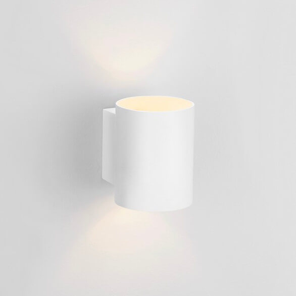 Naścienna lampa do przedpokoju SALAS LE44376 tubka sopel biała