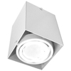 Spot LAMPA sufitowa BLOCCO ML476 Milagro natynkowa OPRAWA metalowa LED 7W 3000K oczko regulowane kostka cube biała