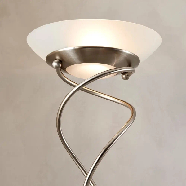 Podłogowa lampa do czytania Monaco MONACO-S.C. regulowana chrom
