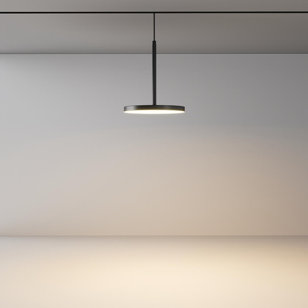 Magnetyczna lampa wisząca Plato TR123-4-15W-DS-B LED 15W 3000K okrąg czarny