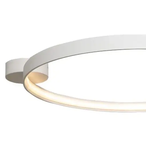 Biały plafon minimalistyczny Carlo LA0769 LED 30W 3000K okrągły do holu