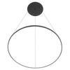 Lampa ring wisząca salonowa Circolo 10812 Nowodvorski LED 21W 3000K czarna