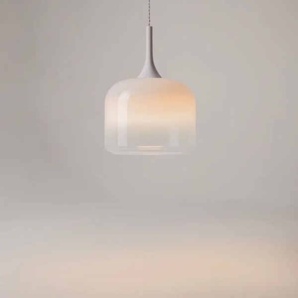 Wisząca szklana lampa nad wyspę Spirito MOD286PL-L18W3K LED 12W 3000K biała