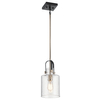 Wisząca lampa QN-KITNER-P-PN szklana bubbles nikiel