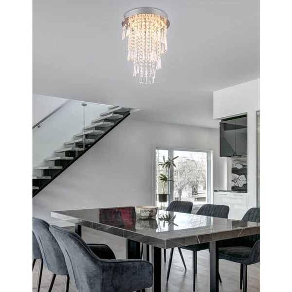 Sufitowa lampa Pomp R67341106 LED 18W 2700-6500K przezroczysty chrom